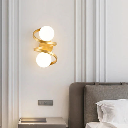 Astra Wandleuchte | Modernes Design mit zwei LED-Kugeln