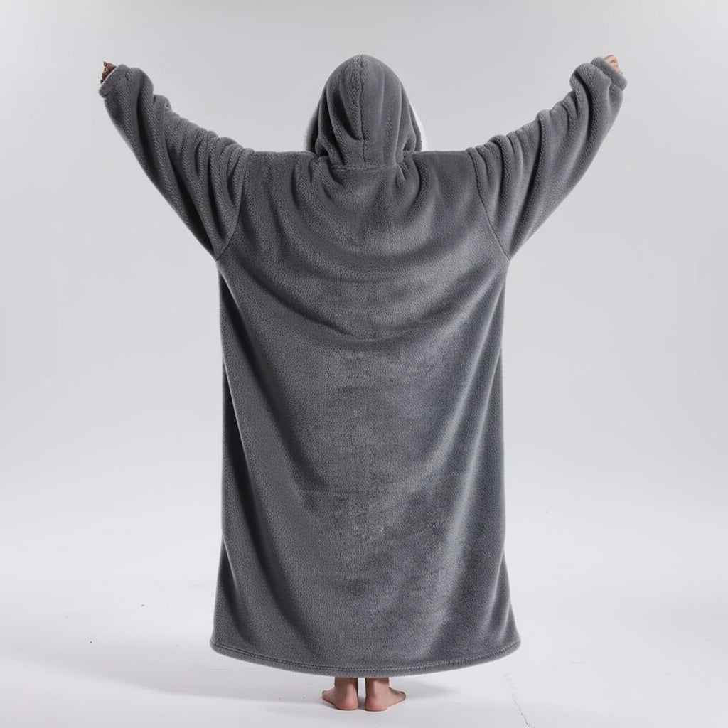 Cobertor Capô Adulto Oversized Confortável Dias Frios