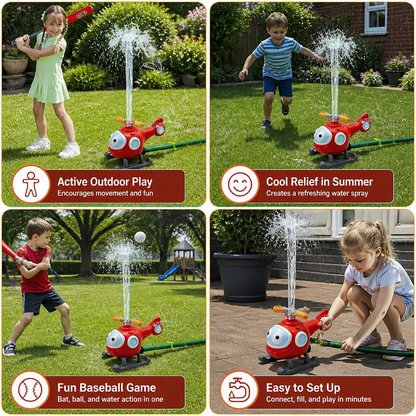 Water Sprinkler Toy Outdoor Summer Fun Playtime Activities - Image 4