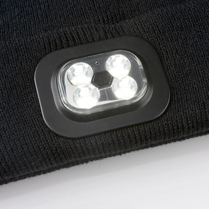 Winter Beanie Light Rechargeable LED Illuminated Design - Image 3