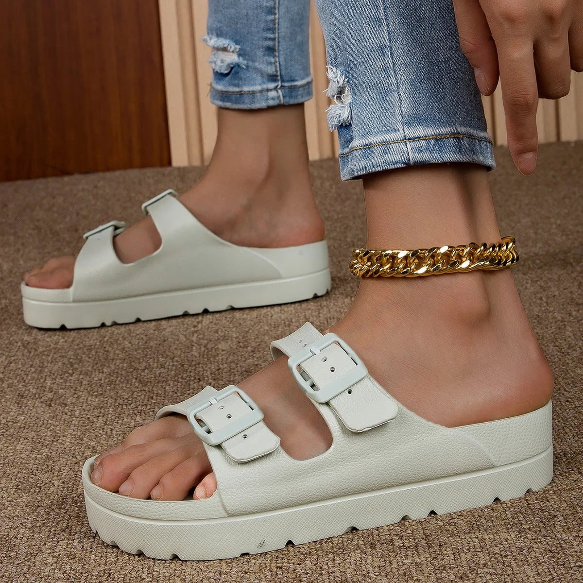 Women's Supportive Sandals Thick Sole Ergonomic | Footwear - Image 11