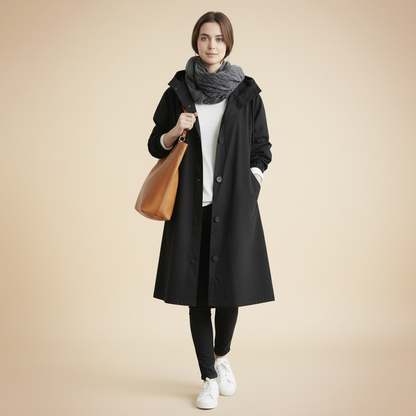 Women's Trench Coat Waterproof Hooded | Raincoat - Image 12
