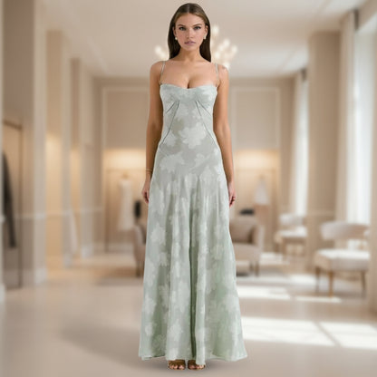 Damenkleid Lang Fließendes Midikleid Abendparty