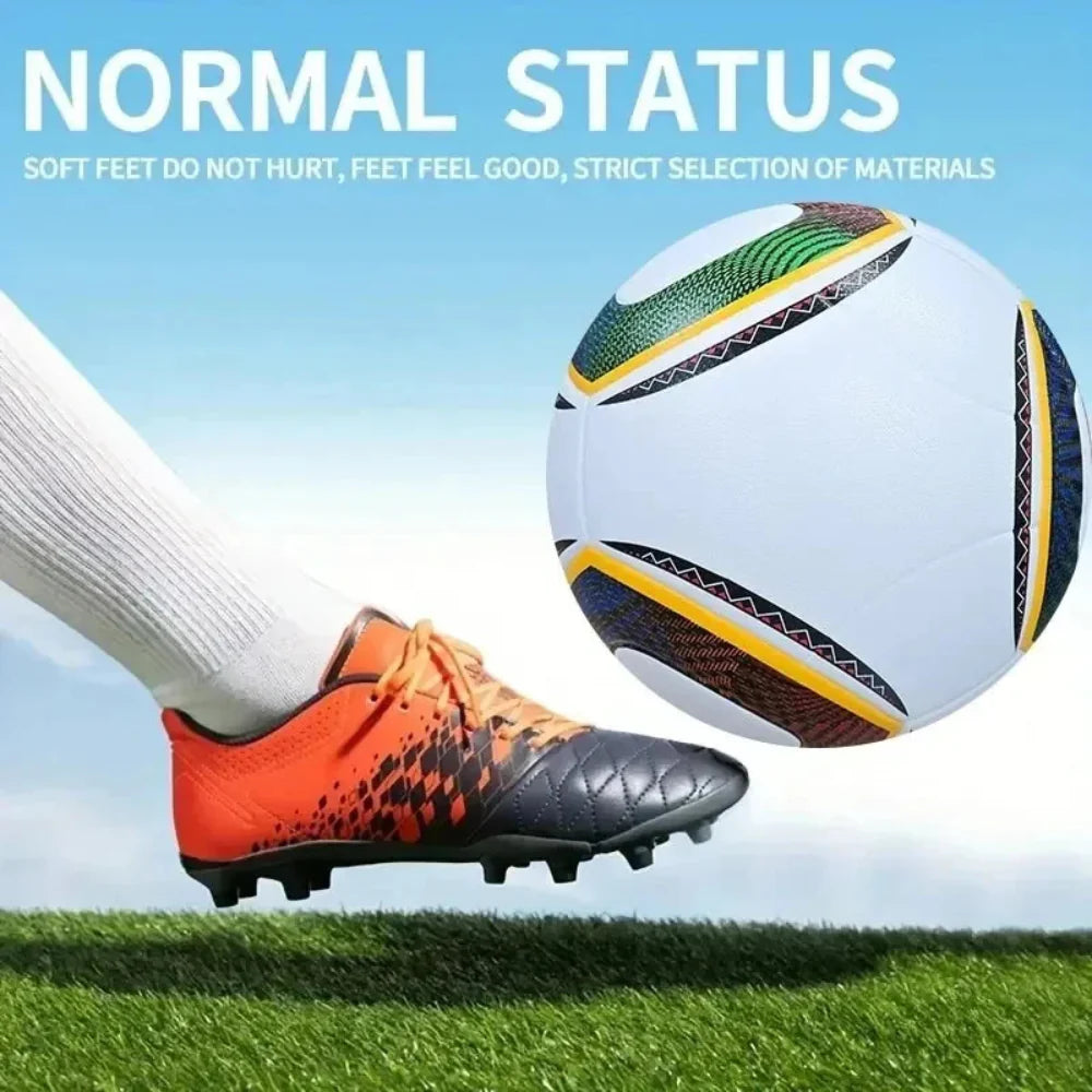 Pallone da calcio resistente taglia 5 in PU per allenamento e partite all'aperto