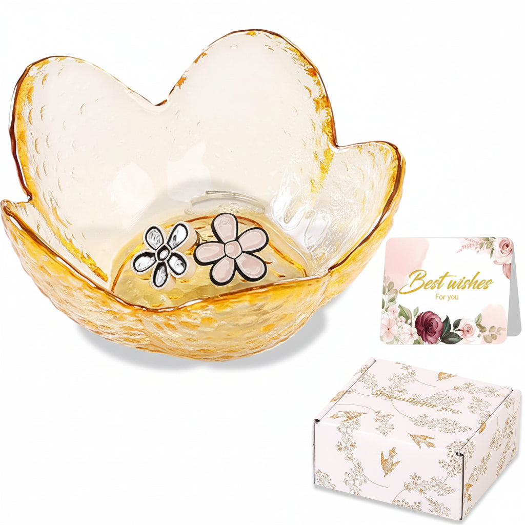 Mors Dag Blomster Smykkefad Keramisk Ringholder Bakke Gave